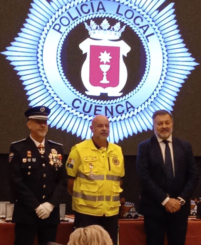 Medalla al mérito profesional de la Policia Local de Cuenca a nuestro compañero Francisco José Cano Muñoz