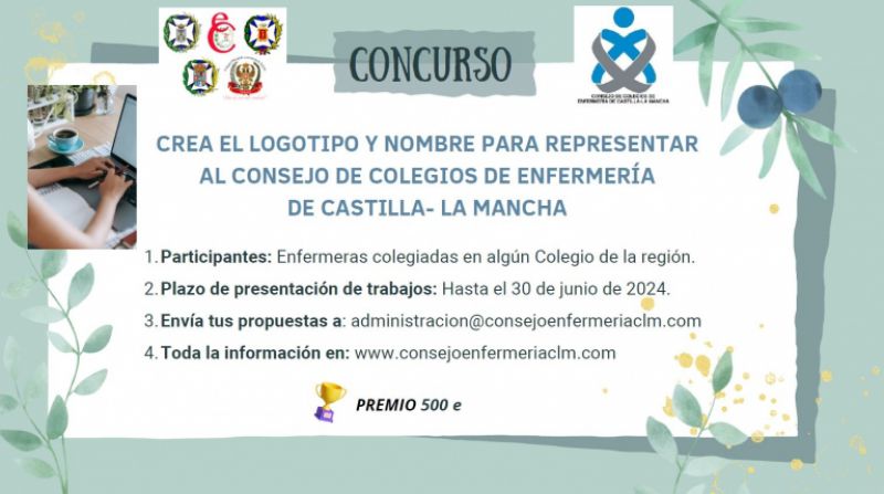 CONCURSO: CREACIÓN DE UN LOGOTIPO Y NOMBRE PARA REPRESENTAR AL CONSEJO DE COLEGIOS DE ENFERMERÍA DE CASTILLA- LA MANCHA